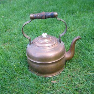 Copper Tea Kettle Used For Decoration